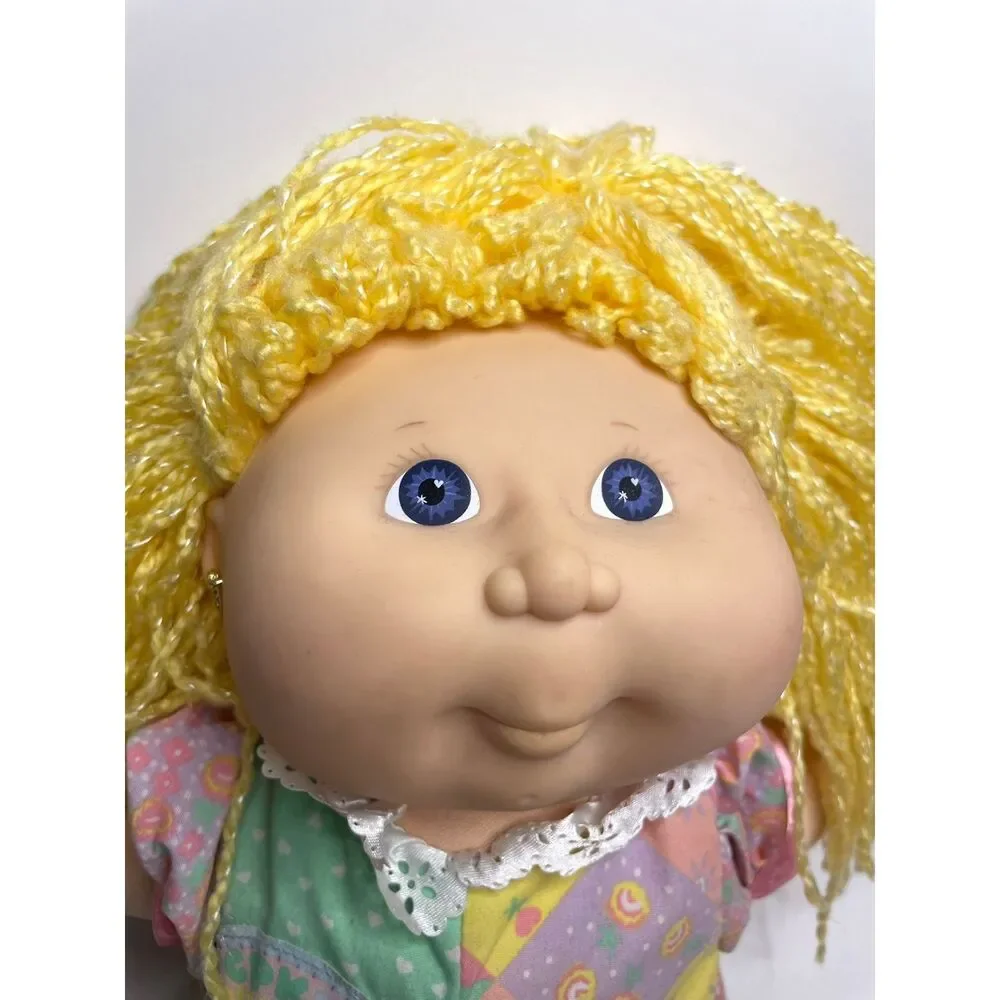 Vintage 1991 Kissin Kids Crimp n Curl Cabbage Patch Doll w/ Earrings
